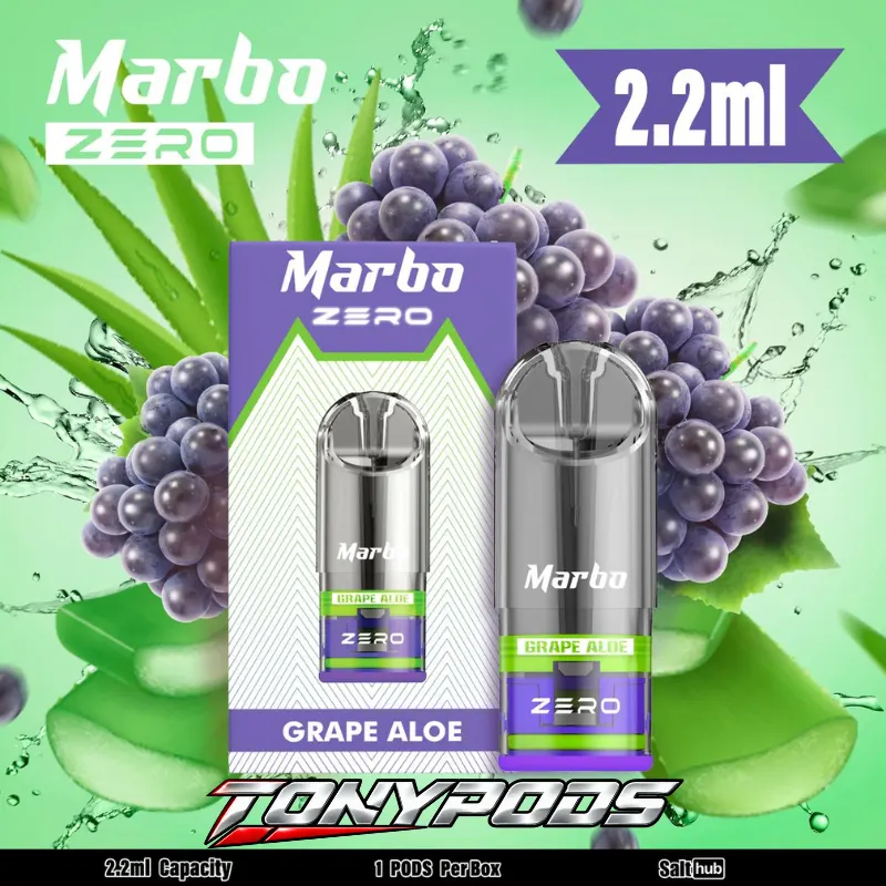 หัวพอต Salthub Marbo Zero Pod องุ่นอโล